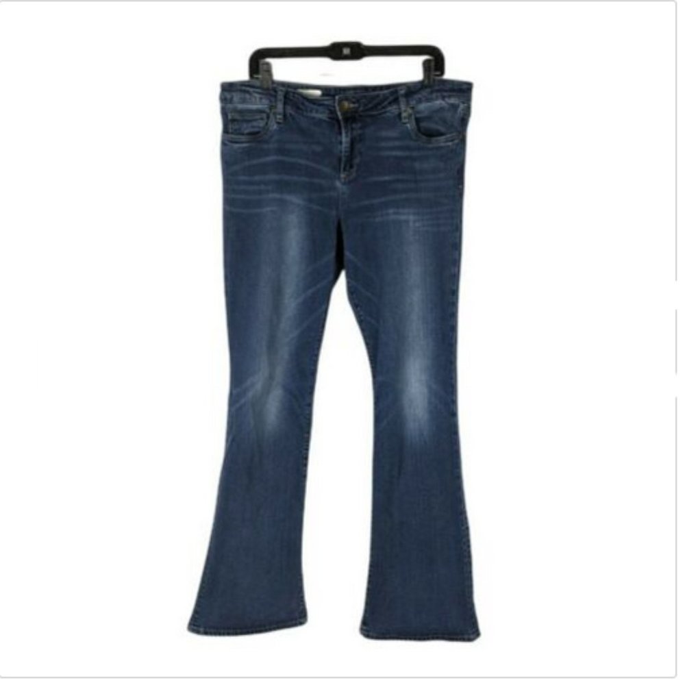 Kut From The Kloth Sz 14 Women's Blue Karen Baby Bootcut Jeans
